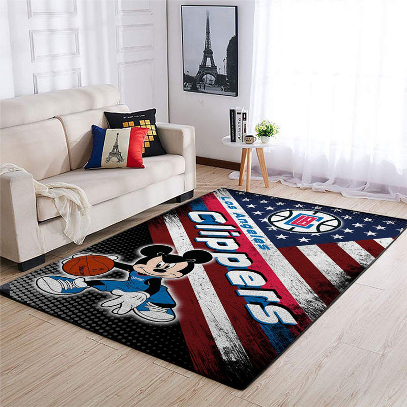 La Clippers Rug NBA Area Rug Bedroom Rug Outdoor Rug Rectangle Carpet