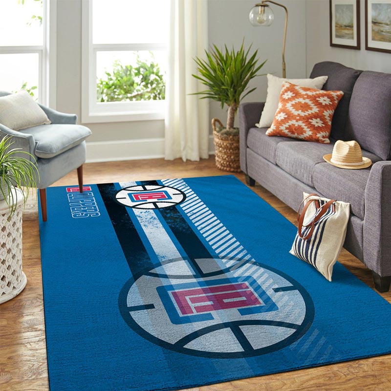 La Clippers Rug NBA Area Rug Bathroom Rugs Indoor Rug Rectangle Carpet