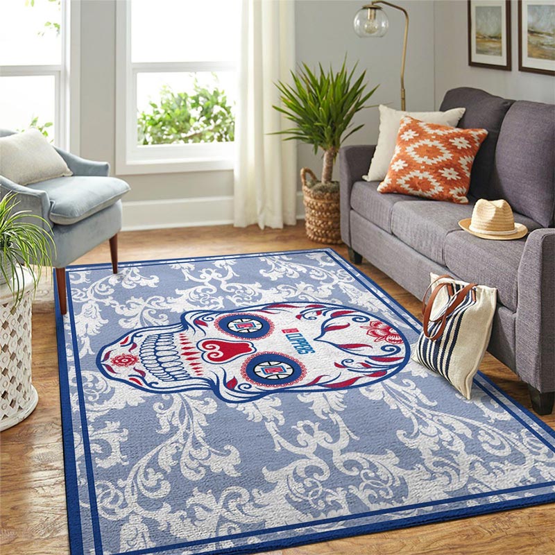 La Clippers Rug NBA Area Rug Bathroom Rugs Indoor Outdoor Rugs Rectangle Carpet
