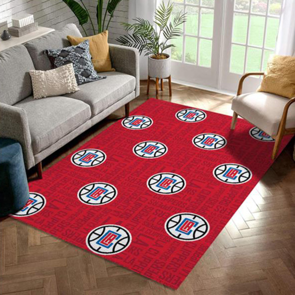 La Clippers Rug NBA Area Rug Bedroom Rug Outdoor Rugs Rectangle Carpet