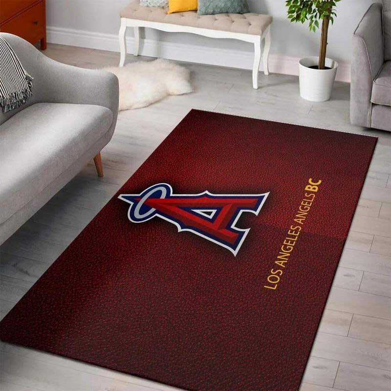 Los Angeles Angels Rug MLB Area Rug Living Room Rug Outdoor Rugs Rectangle Carpet