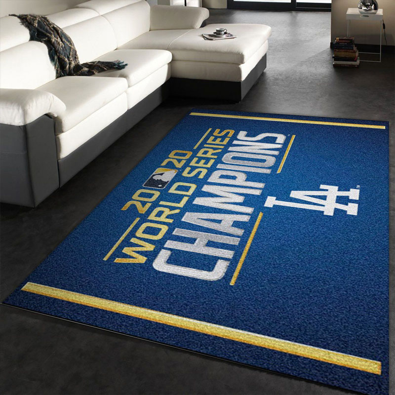 Los Angeles Dodgers Area Rug MLB Area Rug Bedroom Rug Outdoor Rug Rectangle Carpet