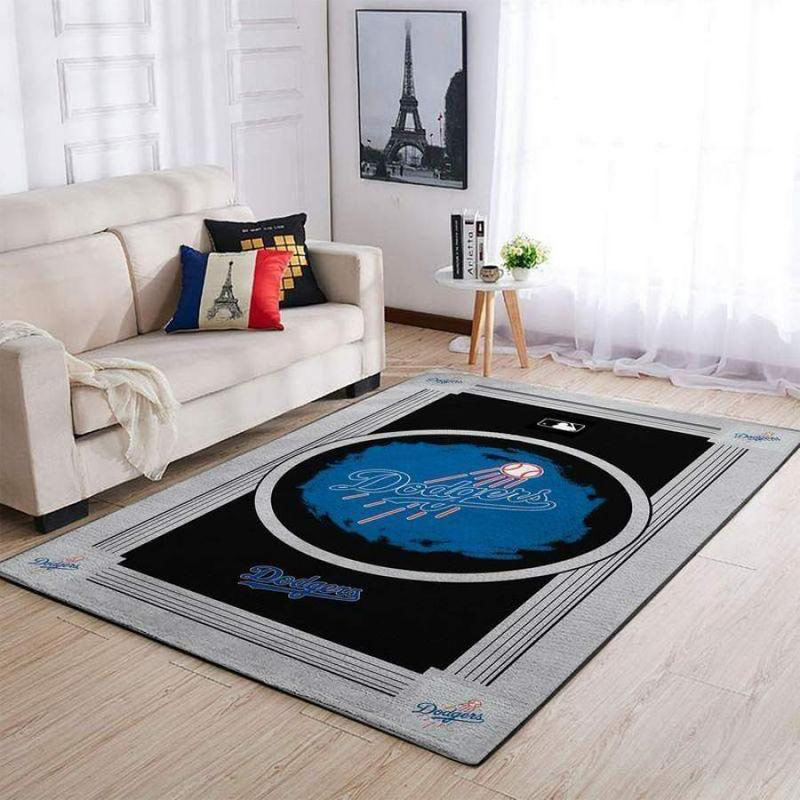 Los Angeles Dodgers Area Rug MLB Area Rug Kitchen Rug Outdoor Rugs Rectangle Carpet