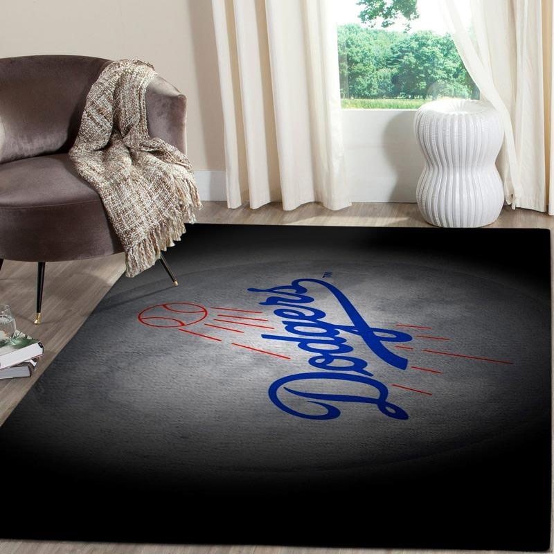 Los Angeles Dodgers Rug MLB Area Rug Bedroom Rug Outdoor Rug Rectangle Carpet