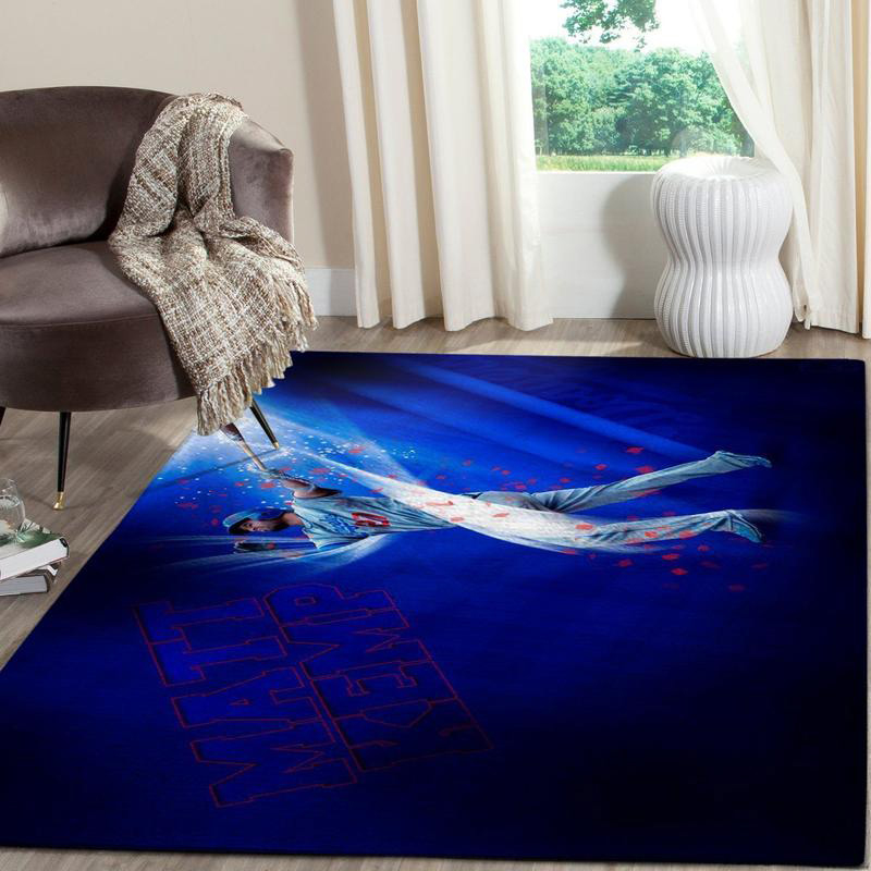Los Angeles Dodgers Rug MLB Area Rug Dining Room Rug Indoor Outdoor Rug Rectangle Carpet