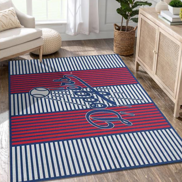 Los Angeles Dodgers Rug MLB Area Rug Bathroom Rugs Indoor Outdoor Rugs Rectangle Carpet