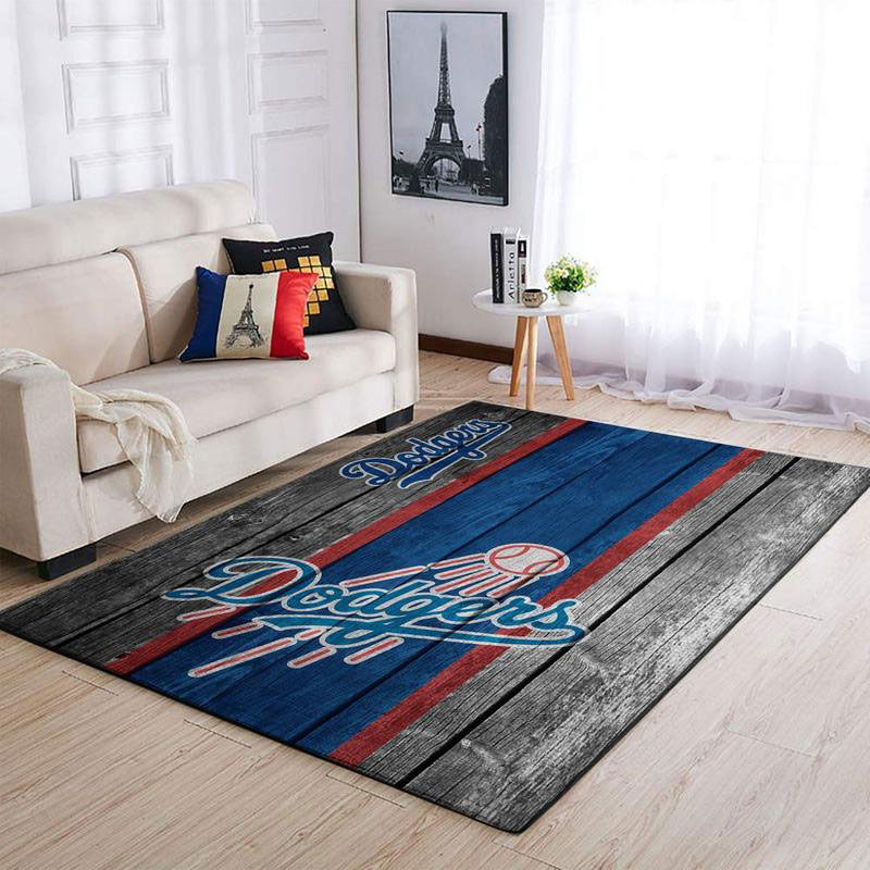 Los Angeles Dodgers Rug MLB Area Rug Kitchen Rug Indoor Outdoor Rug Rectangle Carpet