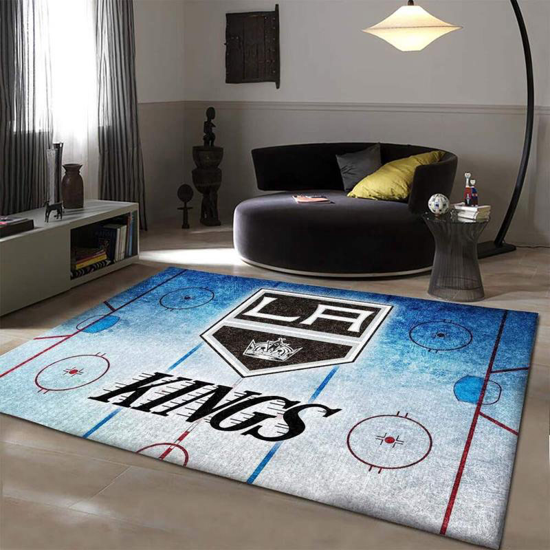Los Angeles Kings Area Rug NHL Area Rug Dining Room Rug Indoor Outdoor Rugs Rectangle Carpet
