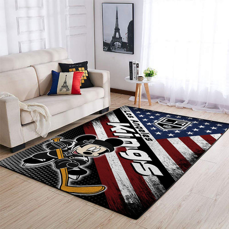 Los Angeles Kings Area Rug NHL Area Rug Bathroom Rugs Outdoor Rug Rectangle Carpet