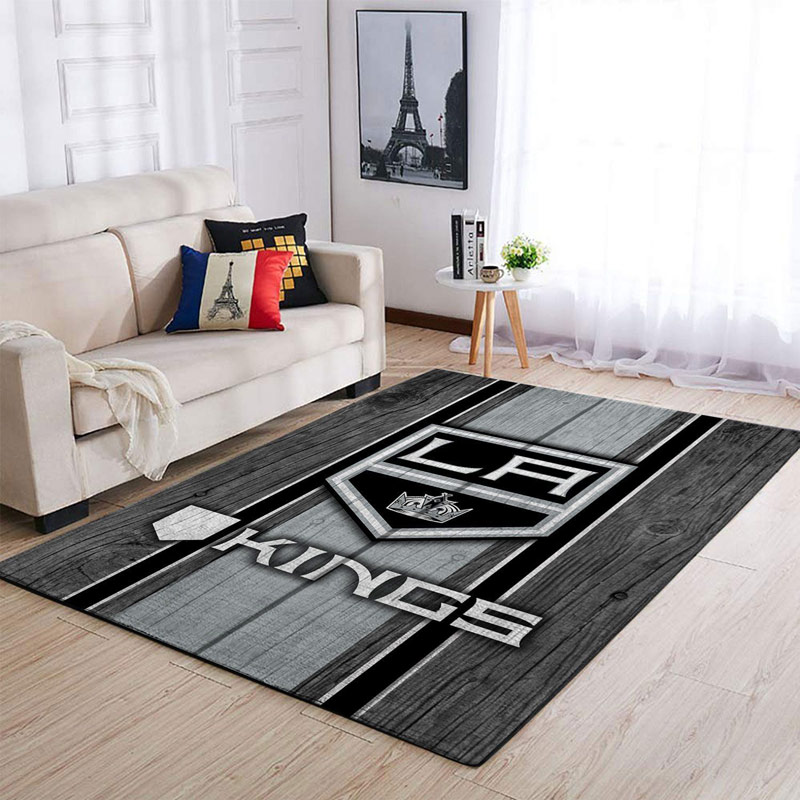 Los Angeles Kings Area Rug NHL Area Rug Dining Room Rug Indoor Rugs Rectangle Carpet