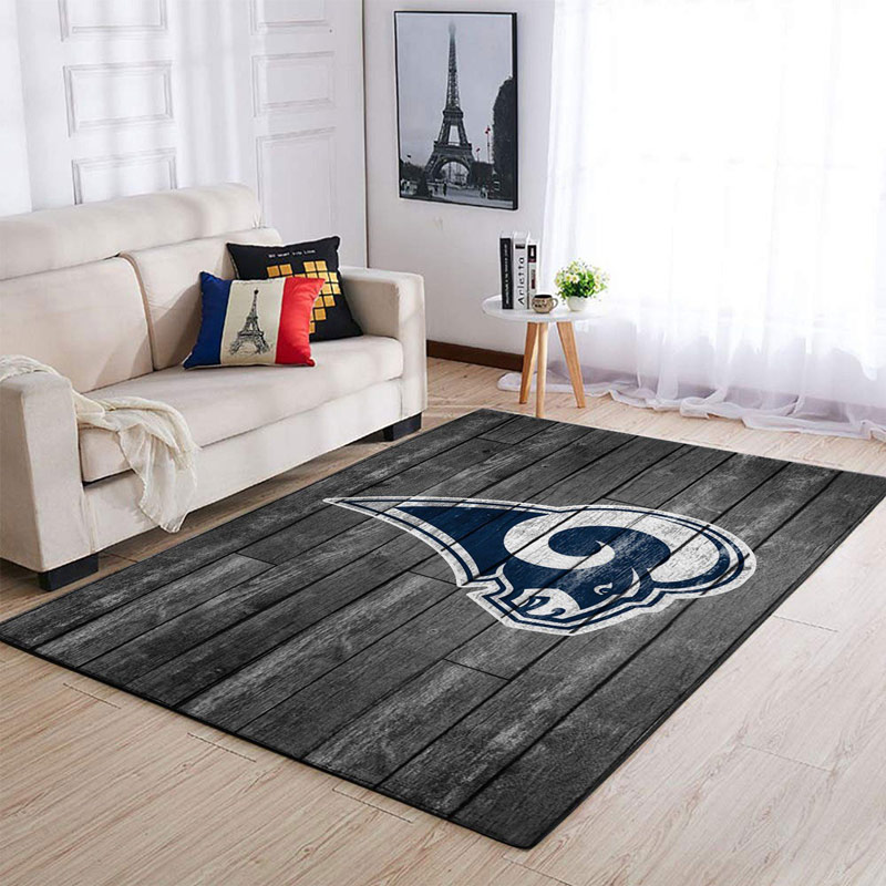 Los Angeles Rams Area Rug NFL Area Rug Bathroom Rug Indoor Outdoor Rug Rectangle Carpet