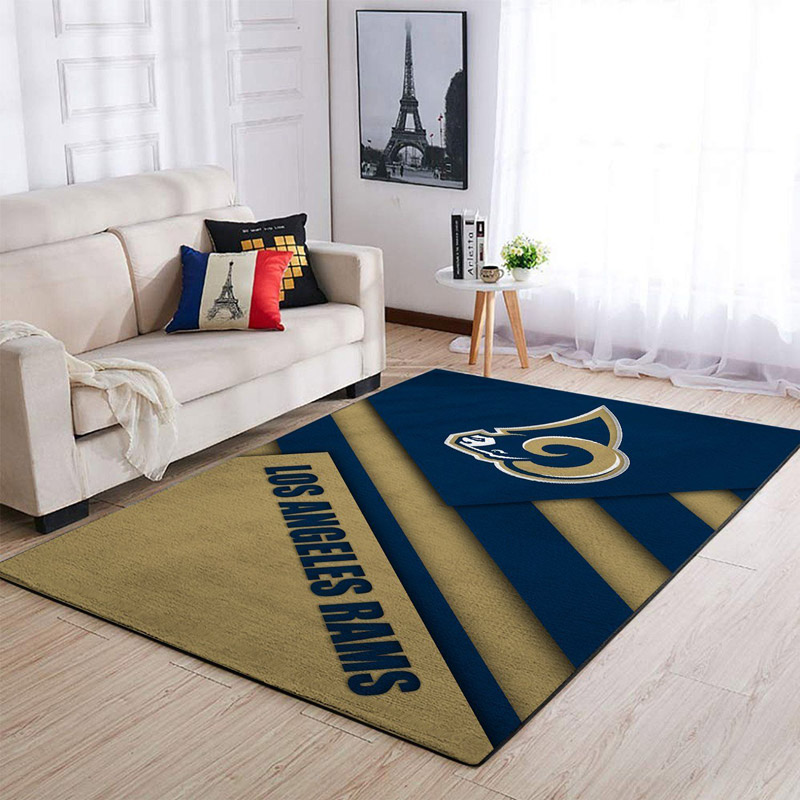 Los Angeles Rams Rug NFL Area Rug Living Room Area Rug Outdoor Rugs Rectangle Carpet