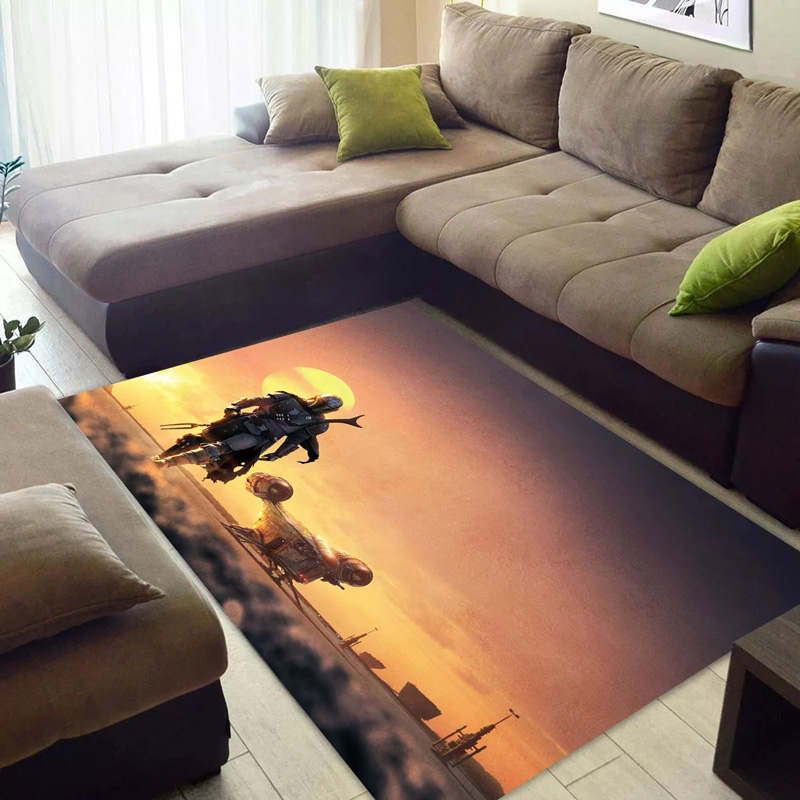 Mandalorian Rug Star Wars Area Rug Star Wars Carpet Bathroom Rugs Indoor Outdoor Rugs