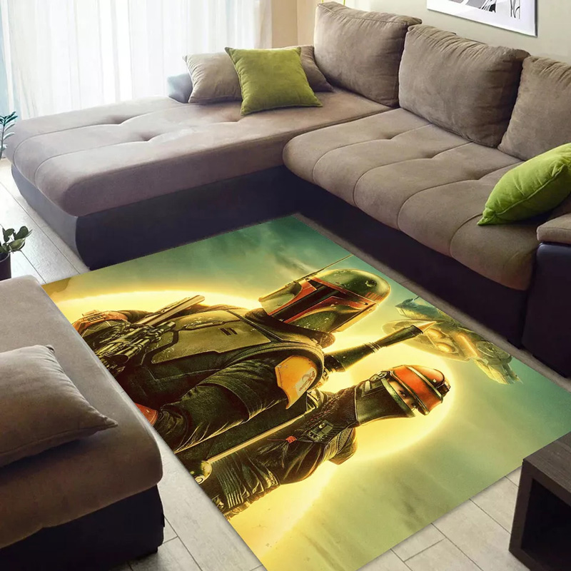 Mandalorian Rug Star Wars Area Rug Star Wars Carpet Dining Room Rugs Indoor Rugs