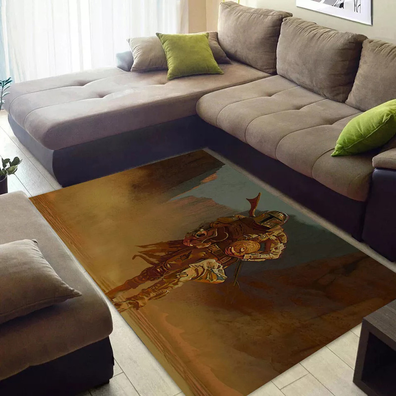 Mandalorian Rug Star Wars Area Rug Star Wars Carpet Dining Room Rugs Outdoor Rug