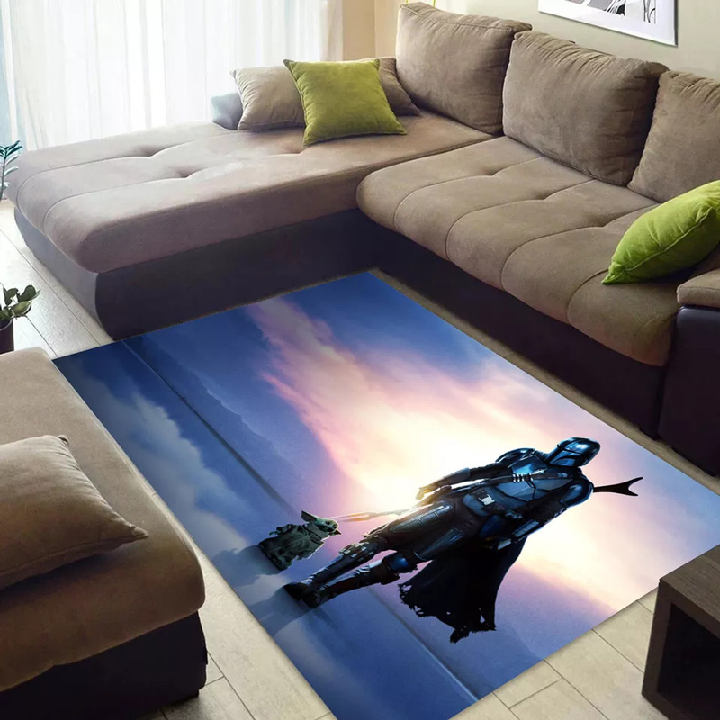 Mandalorian Rug Star Wars Rug Star Wars Carpet Bedroom Area Rug Indoor Outdoor Rug