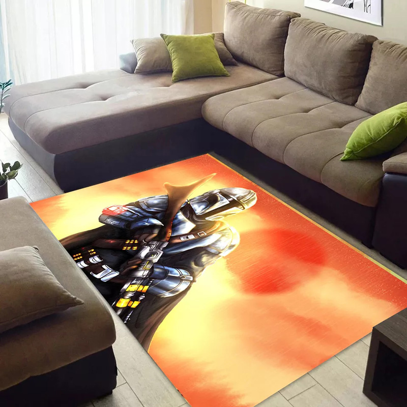 Mandalorian Rug Star Wars Rug Star Wars Carpet Bedroom Rug Indoor Outdoor Rugs