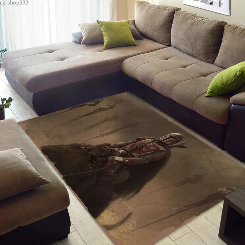 Mandalorian Rug Star Wars Rug Star Wars Carpet Dining Room Rugs Indoor Outdoor Rug