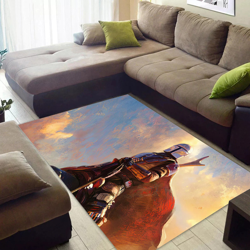Mandalorian Rug Star Wars Rug Star Wars Carpet Dining Room Rugs Indoor Outdoor Rugs