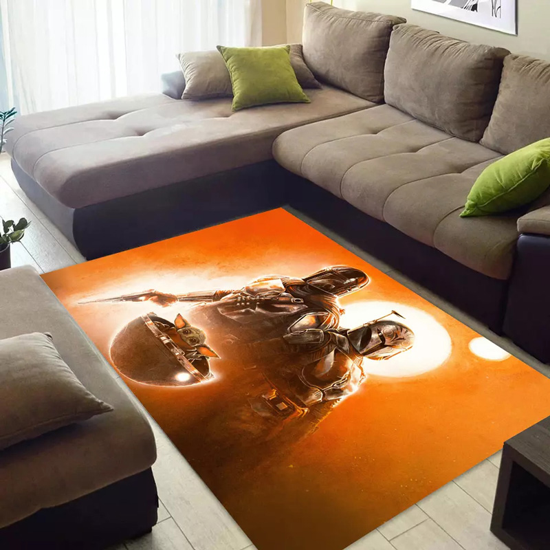 Mandalorian Rug Star Wars Rug Star Wars Carpet Dining Room Rugs Outdoor Rug