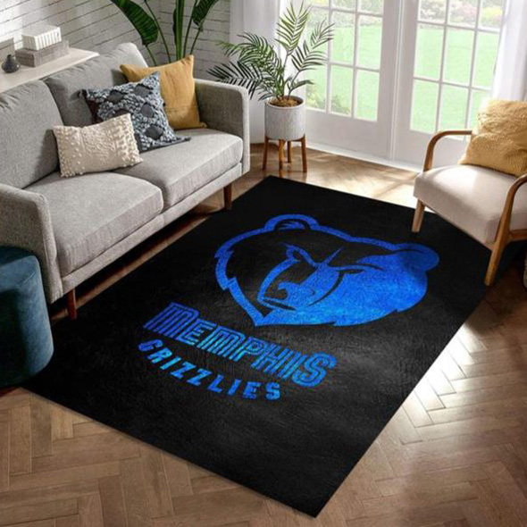 Memphis Grizzlies Rug NBA Area Rug Bathroom Rugs Outdoor Rug Rectangle Carpet