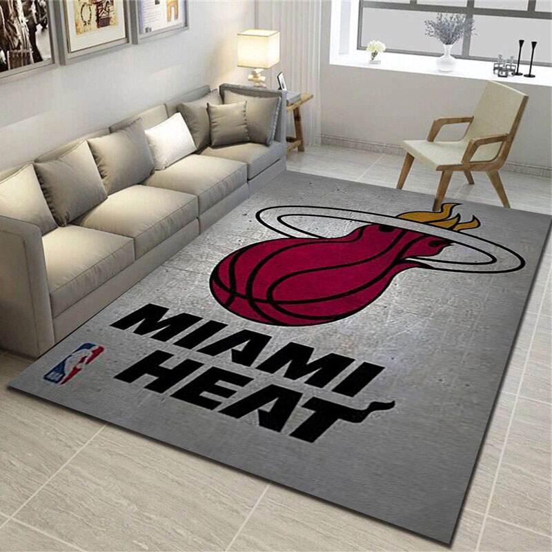 Miami Heat Area Rug NBA Area Rug Bedroom Area Rug Outdoor Rugs Rectangle Carpet