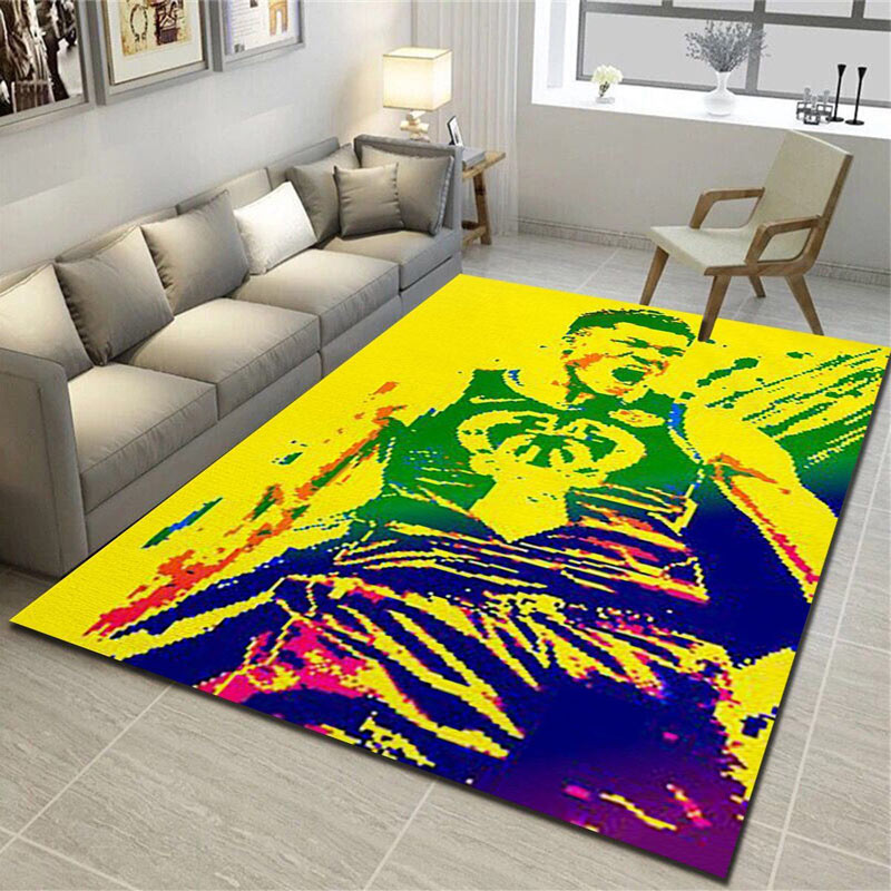 Milwaukee Bucks Rug NBA Area Rug Bedroom Rug Indoor Outdoor Rug Rectangle Carpet