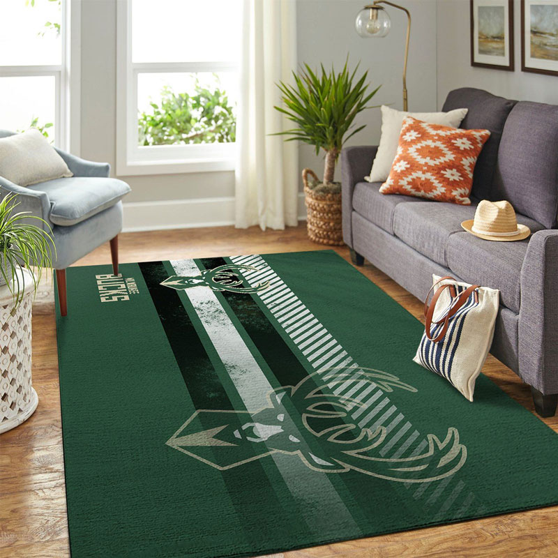 Milwaukee Bucks Area Rug NBA Area Rug Bedroom Rug Indoor Outdoor Rug Rectangle Carpet