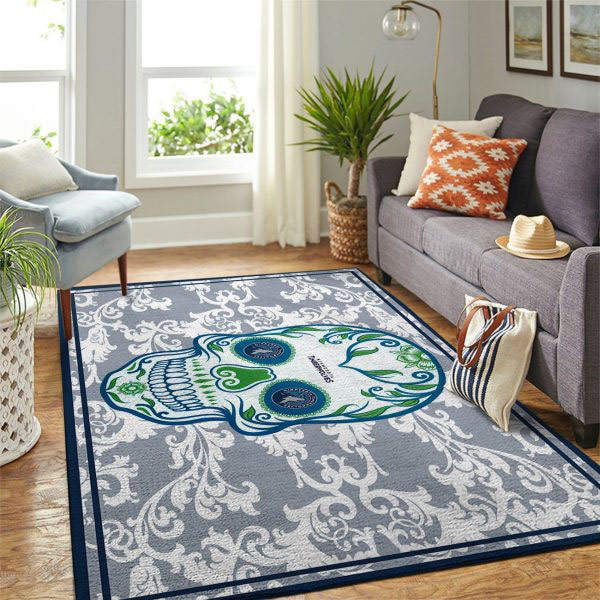 Minnesota Timberwolves Area Rug NBA Area Rug Kitchen Rug Indoor Outdoor Rugs Rectangle Carpet