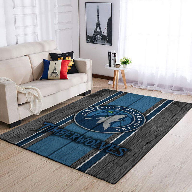 Minnesota Timberwolves Rug NBA Area Rug Living Room Area Rug Indoor Outdoor Rug Rectangle Carpet