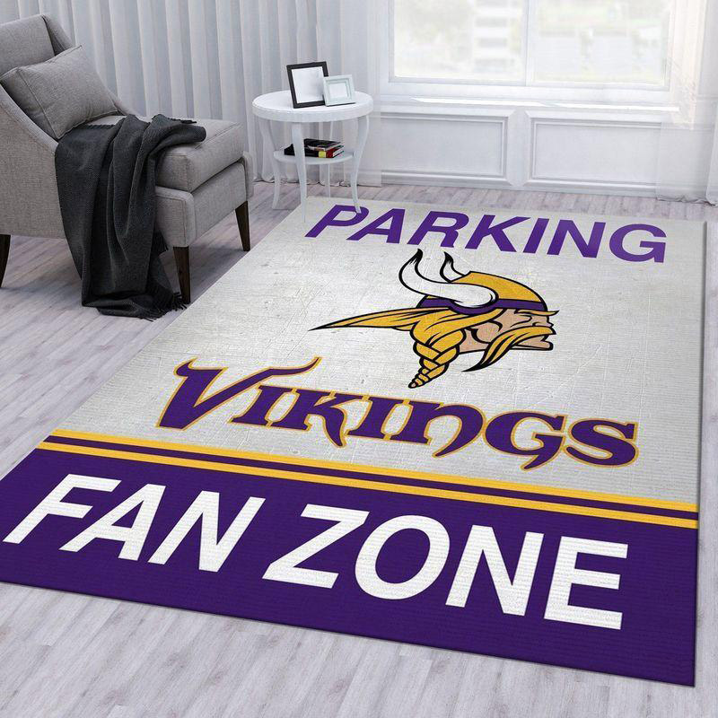 Minnesota Vikings Rug NFL Area Rug Bathroom Rugs Indoor Outdoor Rugs Rectangle Carpet