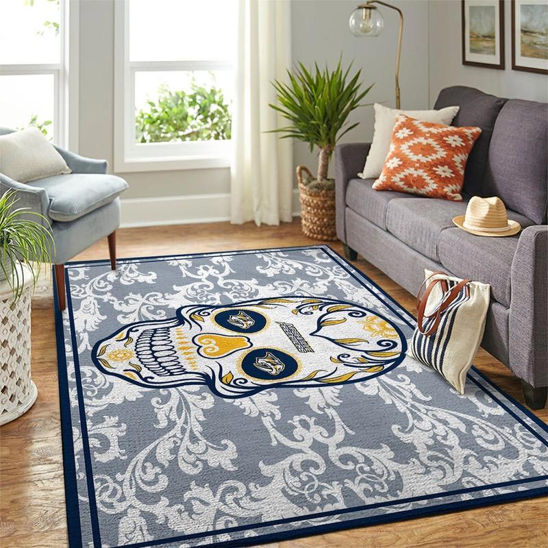 Nashville Predators Rug NHL Area Rug Living Room Area Rug Outdoor Rugs Rectangle Carpet