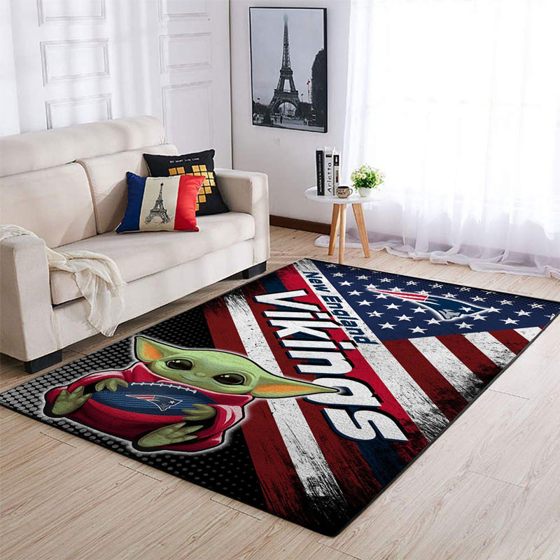 New England Patriot Area Rug NFL Area Rug Bathroom Rugs Outdoor Rugs Rectangle Carpet