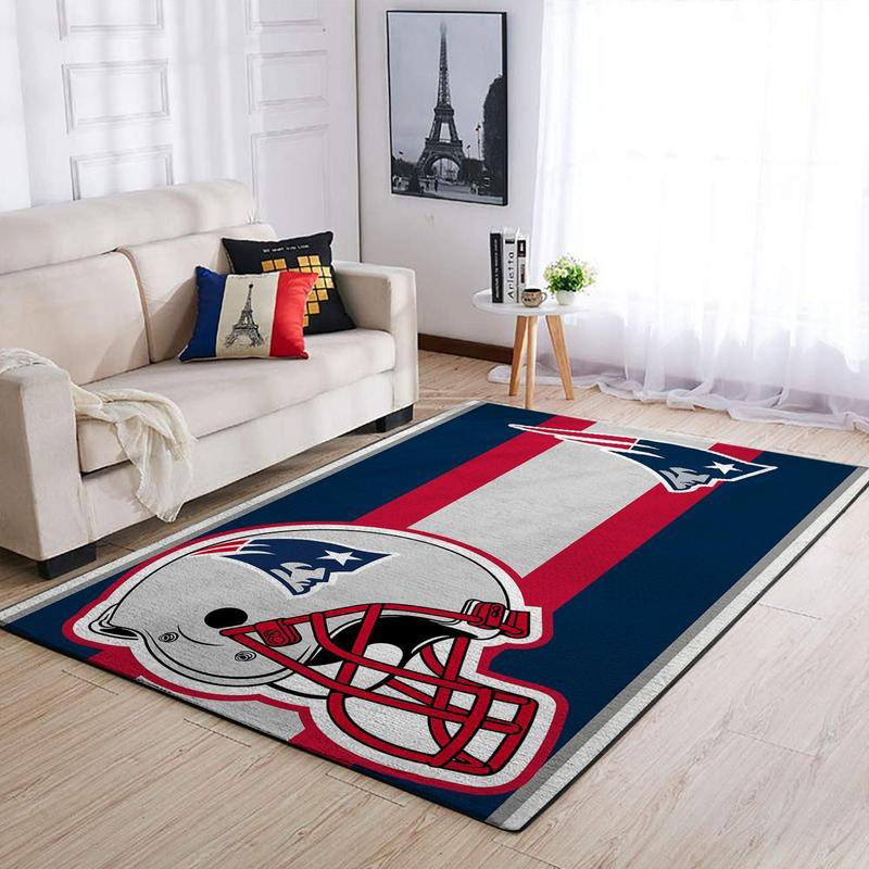 New England Patriot Area Rug NFL Area Rug Kitchen Rug Outdoor Rugs Rectangle Carpet