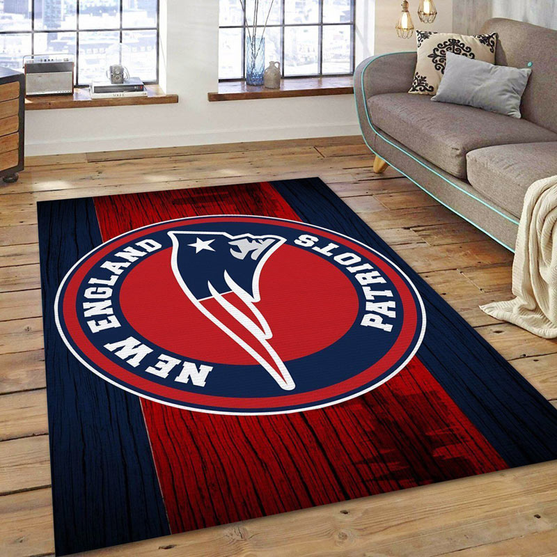 New England Patriot Area Rug NFL Area Rug Bathroom Rugs Indoor Outdoor Rug Rectangle Carpet