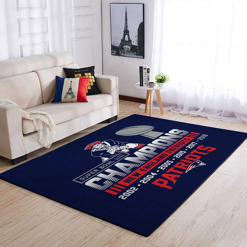 New England Patriot Area Rug NFL Area Rug Bedroom Area Rug Outdoor Rug Rectangle Carpet