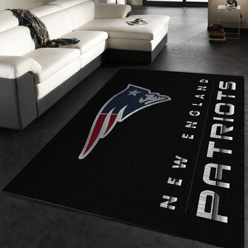 New England Patriot Area Rug NFL Area Rug Kitchen Rug Outdoor Rug Rectangle Carpet