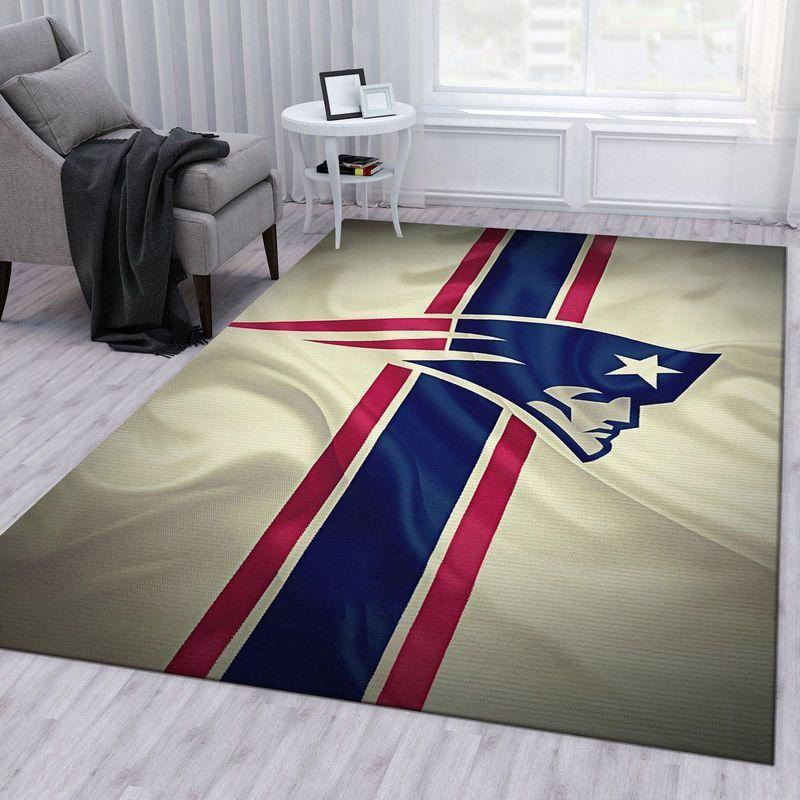 New England Patriot Area Rug NFL Area Rug Dining Room Rugs Outdoor Rugs Rectangle Carpet