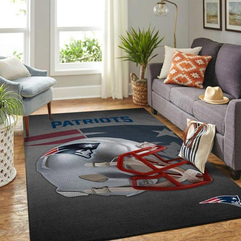 New England Patriot Area Rug NFL Area Rug Bathroom Rugs Indoor Outdoor Rug Rectangle Carpet