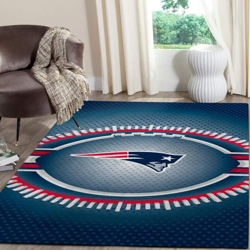 New England Patriot Rug NFL Area Rug Bedroom Rug Indoor Rug Rectangle Carpet