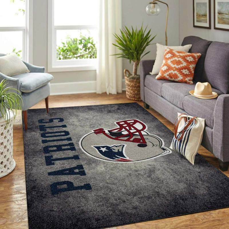 New England Patriot Rug NFL Area Rug Bedroom Area Rug Indoor Outdoor Rugs Rectangle Carpet