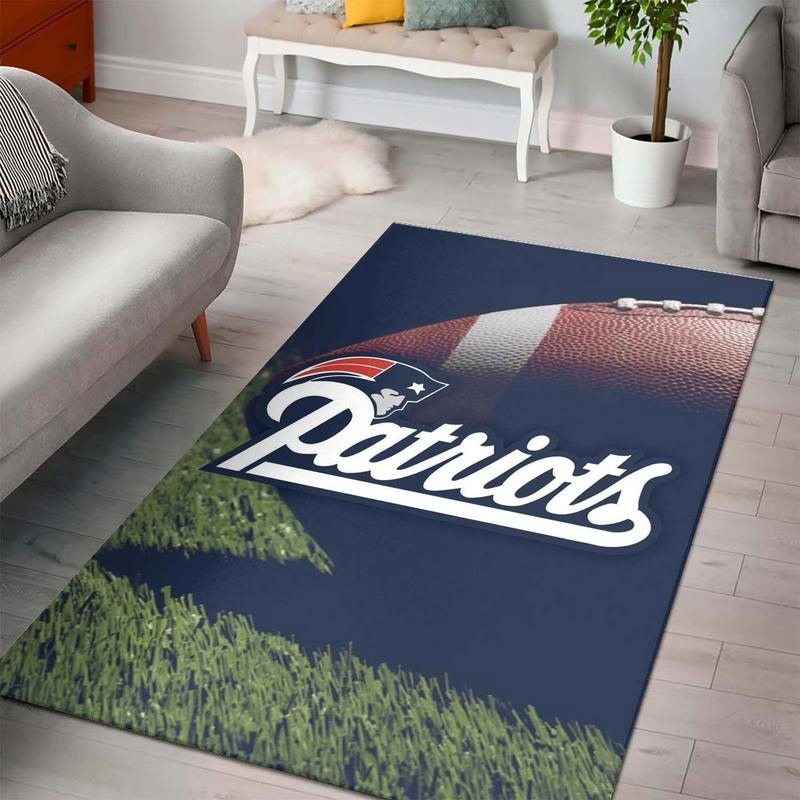 New England Patriot Area Rug NFL Area Rug Bedroom Area Rug Outdoor Rug Rectangle Carpet