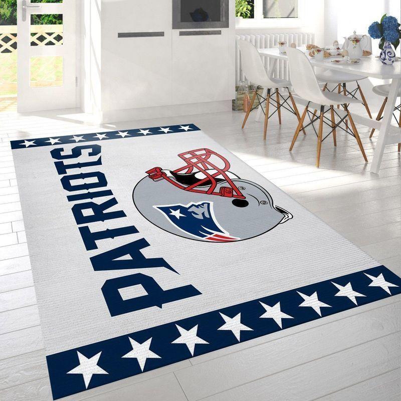New England Patriot Area Rug NFL Area Rug Dining Room Rugs Outdoor Rugs Rectangle Carpet