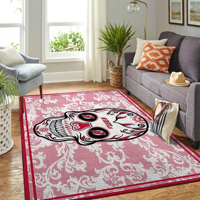 New Jersey Devils Rug NHL Area Rug Kitchen Rug Outdoor Rug Rectangle Carpet