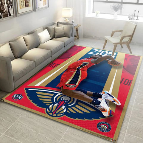 New Orleans Pelicans Area Rug NBA Area Rug Kitchen Rug Outdoor Rugs Rectangle Carpet