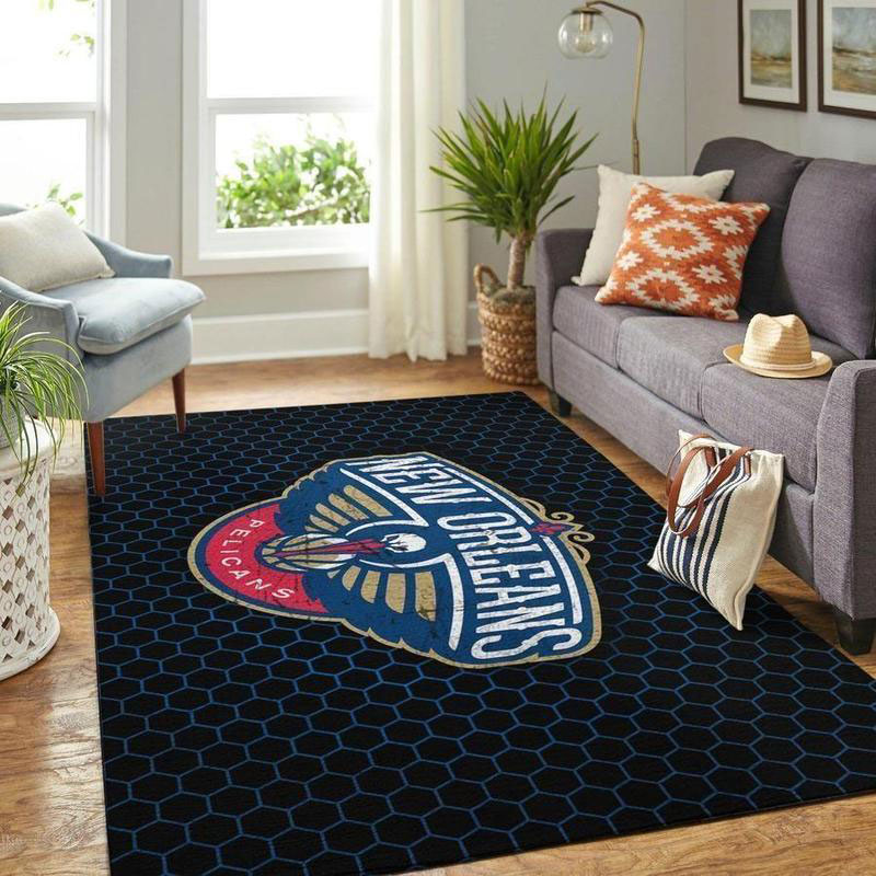 New Orleans Pelicans Area Rug NBA Area Rug Bedroom Rug Outdoor Rug Rectangle Carpet
