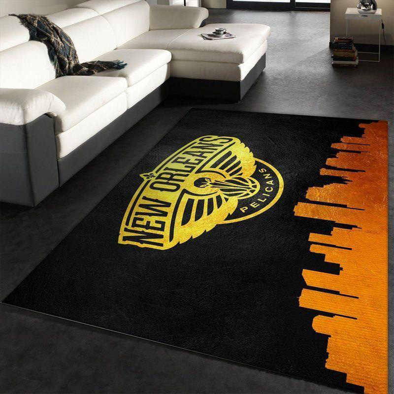 New Orleans Pelicans Rug NBA Area Rug Bedroom Rug Outdoor Rugs Rectangle Carpet