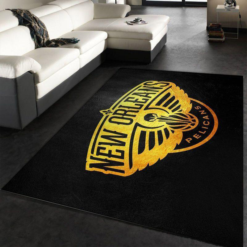 New Orleans Pelicans Area Rug NBA Area Rug Bedroom Rug Indoor Outdoor Rugs Rectangle Carpet