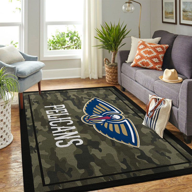 New Orleans Pelicans Rug NBA Area Rug Dining Room Rugs Indoor Outdoor Rug Rectangle Carpet