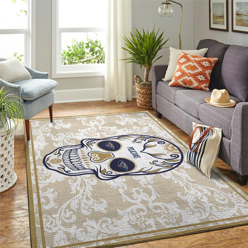 New Orleans Pelicans Area Rug NBA Area Rug Living Room Rug Indoor Outdoor Rugs Rectangle Carpet